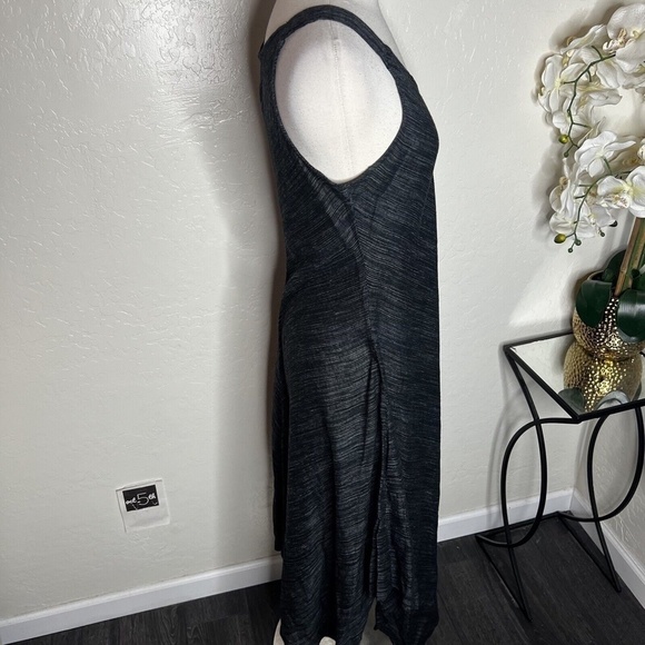 fever Linen-Blend Handkerchief Hem Midi Tank Dress Size M - Picture 4 of 10